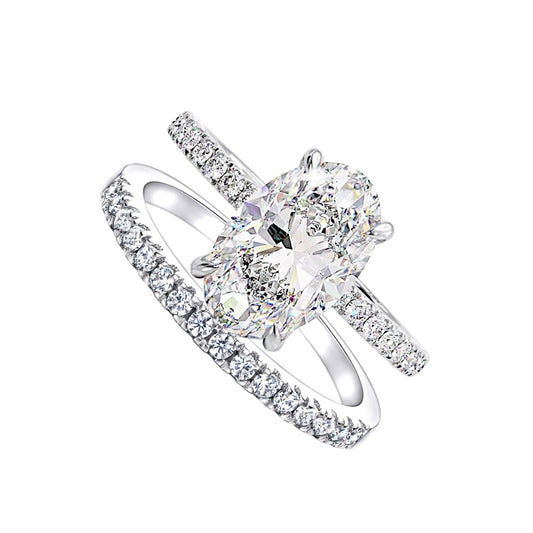 5.25Ct Vintage-Inspired Bridal Ring Set