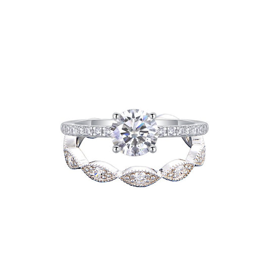 2.25Ct Diamond Wedding Ring Set