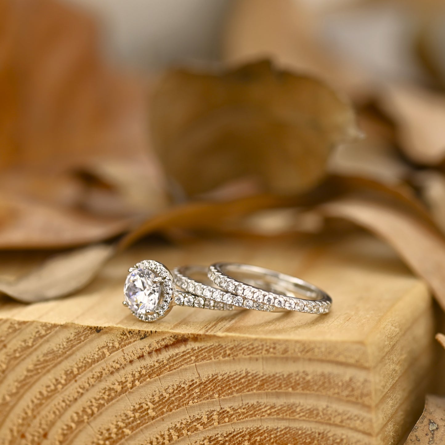 2.25Ct Diamond Wedding Ring Set