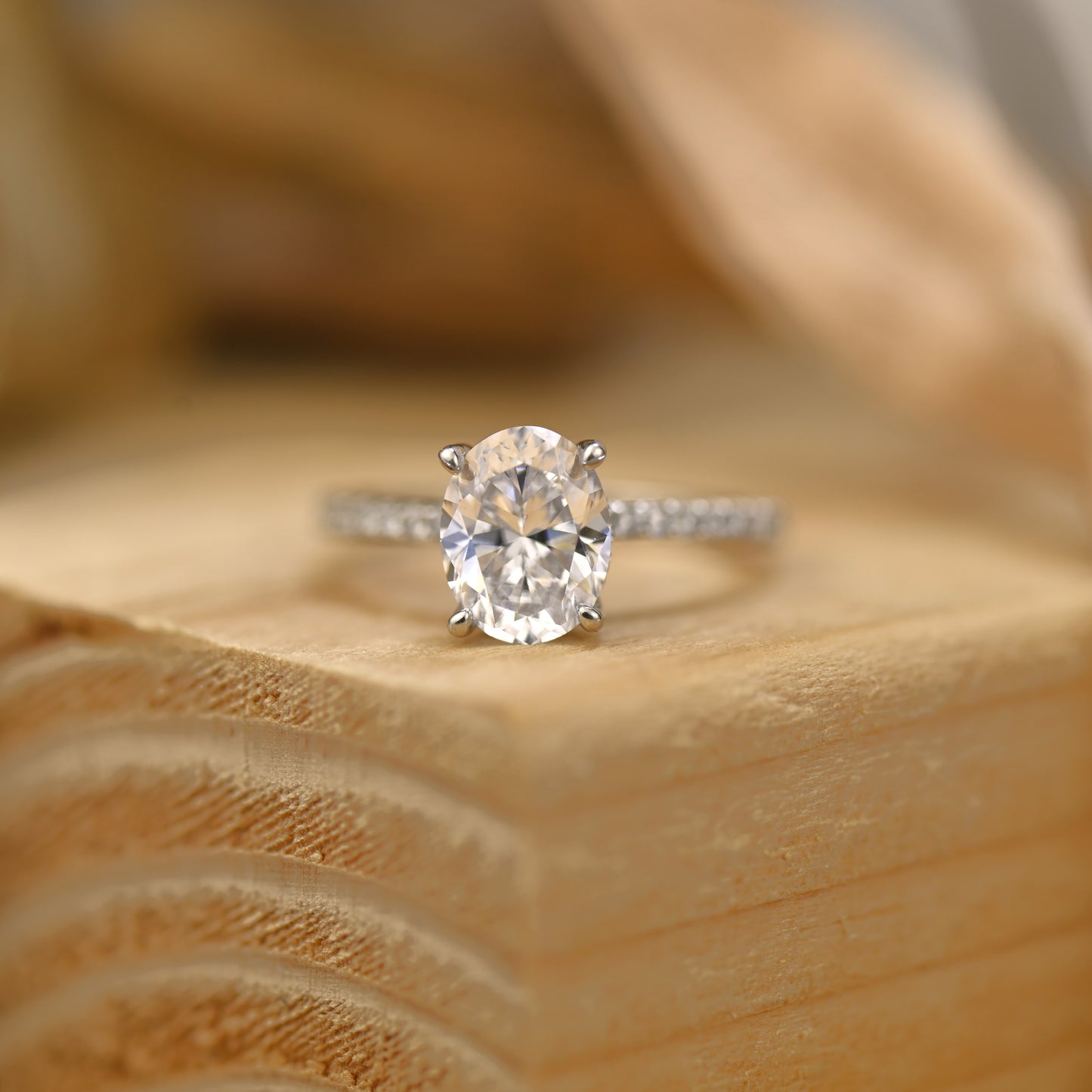 2.25Ct Classic Oval Cut Diamond Engagement Ring