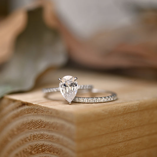 2.25Ct Accented Hidden Halo Wedding Ring