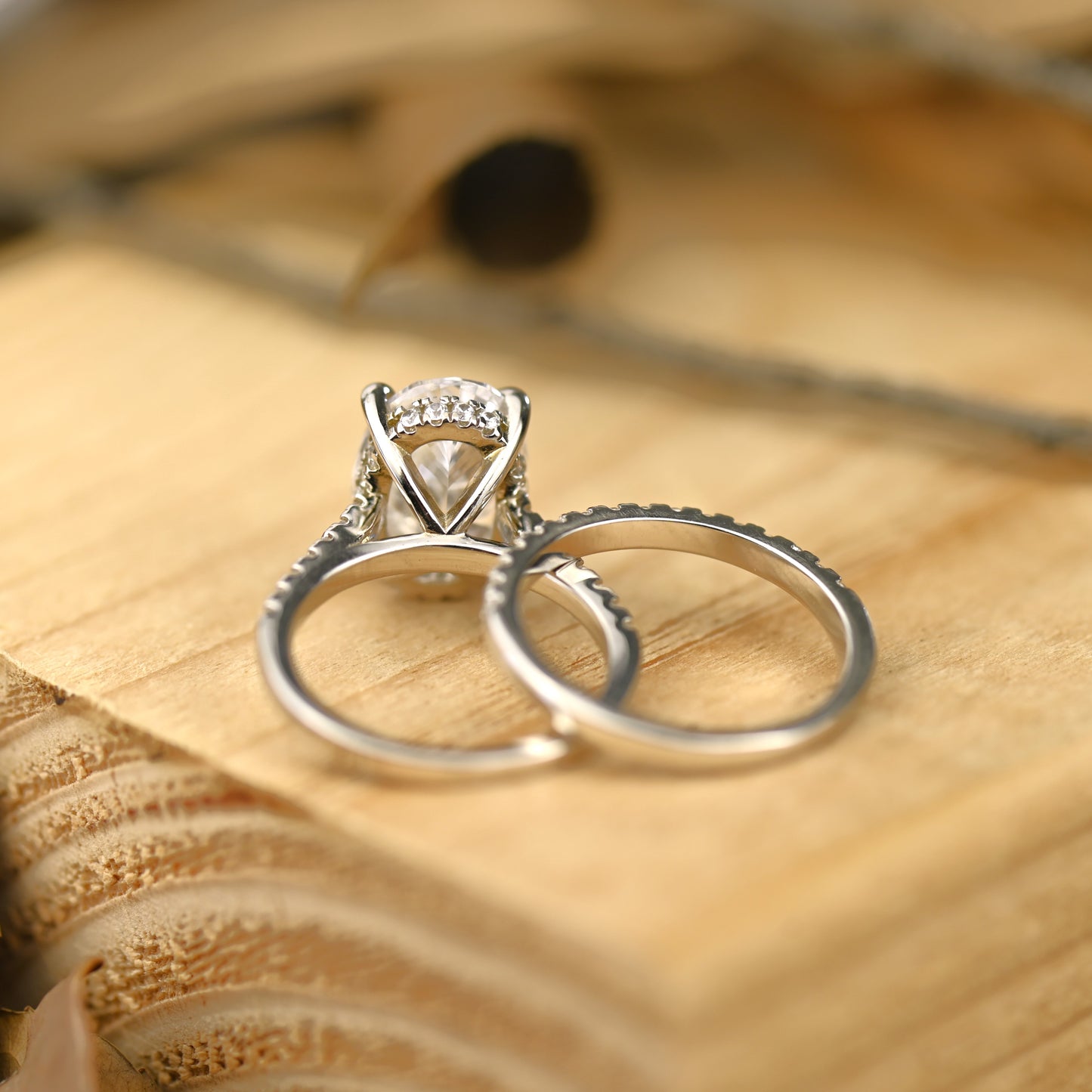 5.25Ct Vintage-Inspired Bridal Ring Set