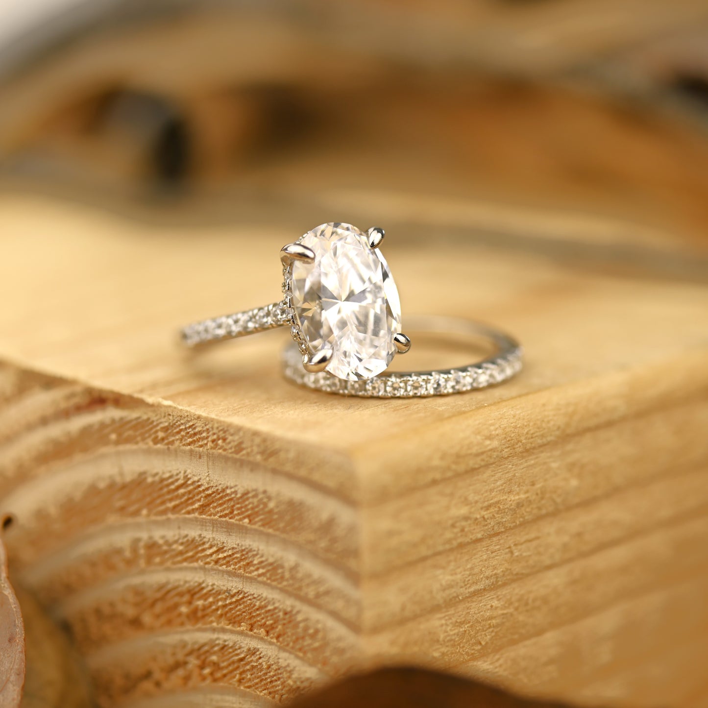 5.25Ct Vintage-Inspired Bridal Ring Set