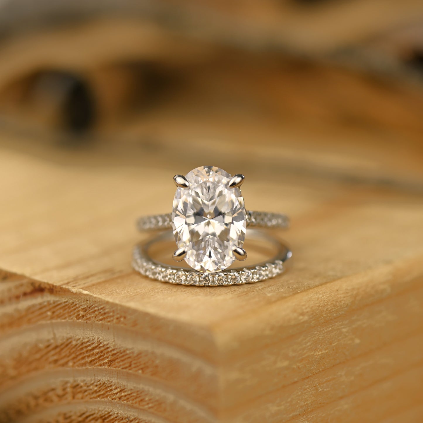 5.25Ct Vintage-Inspired Bridal Ring Set