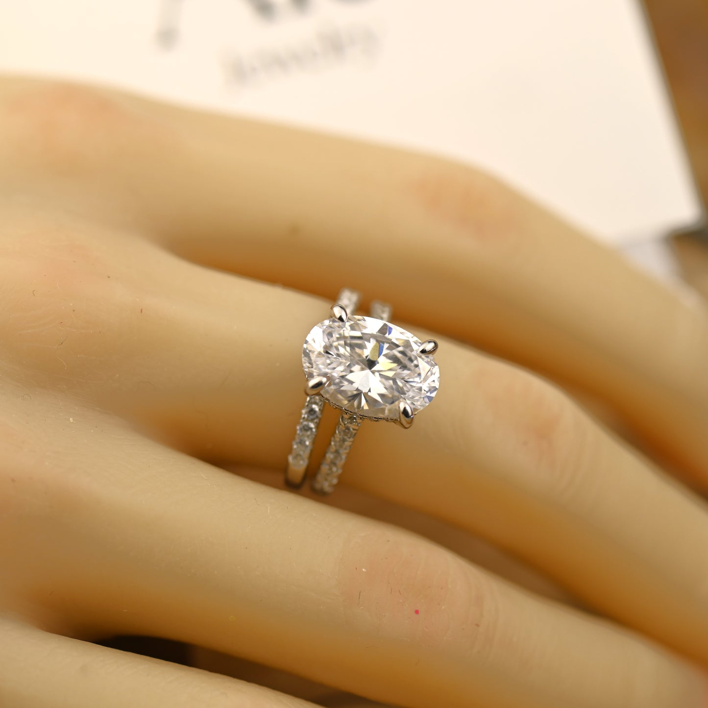 5.25Ct Vintage-Inspired Bridal Ring Set