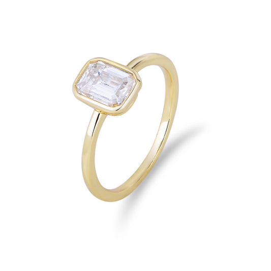 0.5CT Emerald Cut Diamond Wedding Ring (10 Pieces / Per Order)