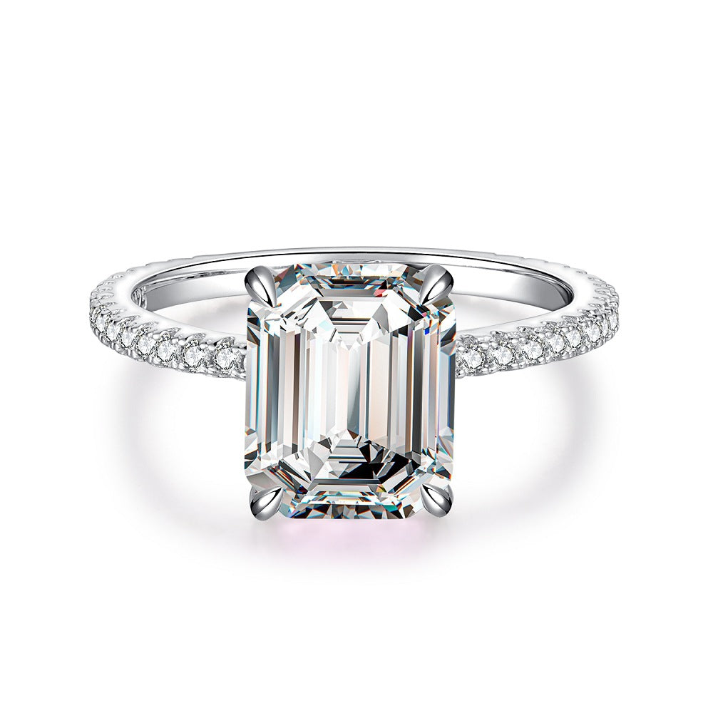 3.25Ct Emerald Cut Diamond Engagement Ring (5 Pieces / Per Order)