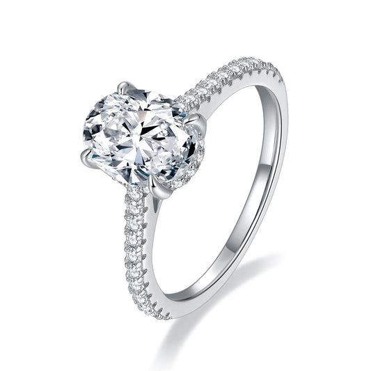 2.25Ct Oval Cut Diamond Engagement Ring