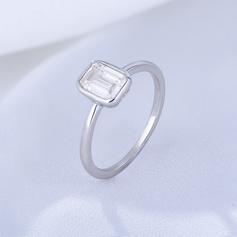 0.5CT Emerald Cut Diamond Wedding Ring (10 Pieces / Per Order)