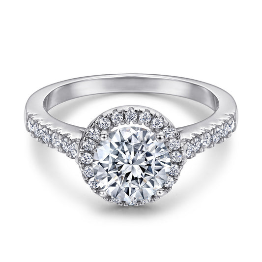 2.25Ct Accented Round Cut Diamond Wedding Ring