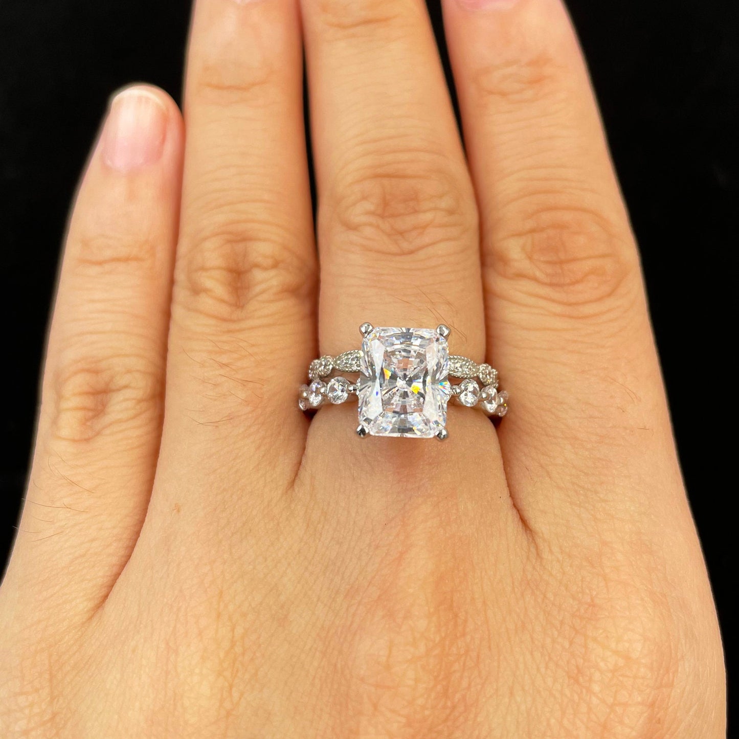 3.25Ct Classic Diamond Wedding Ring Set