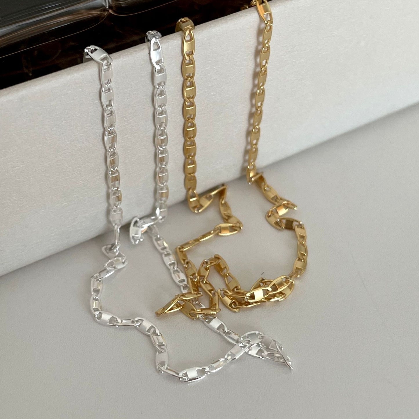 18K Gold Cable Chain Necklace